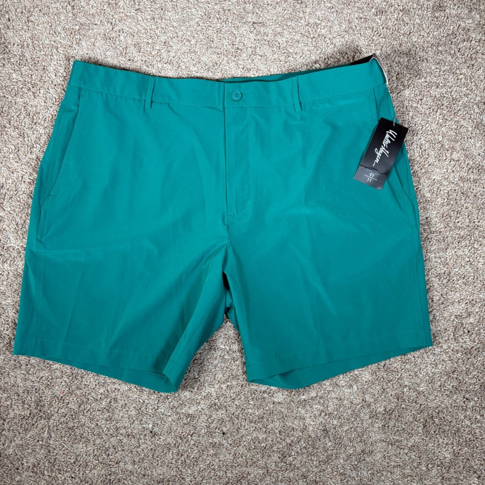 Walter Hagen Mens Golf Shorts Performance 11 Lightweight Size 42 Green NWT